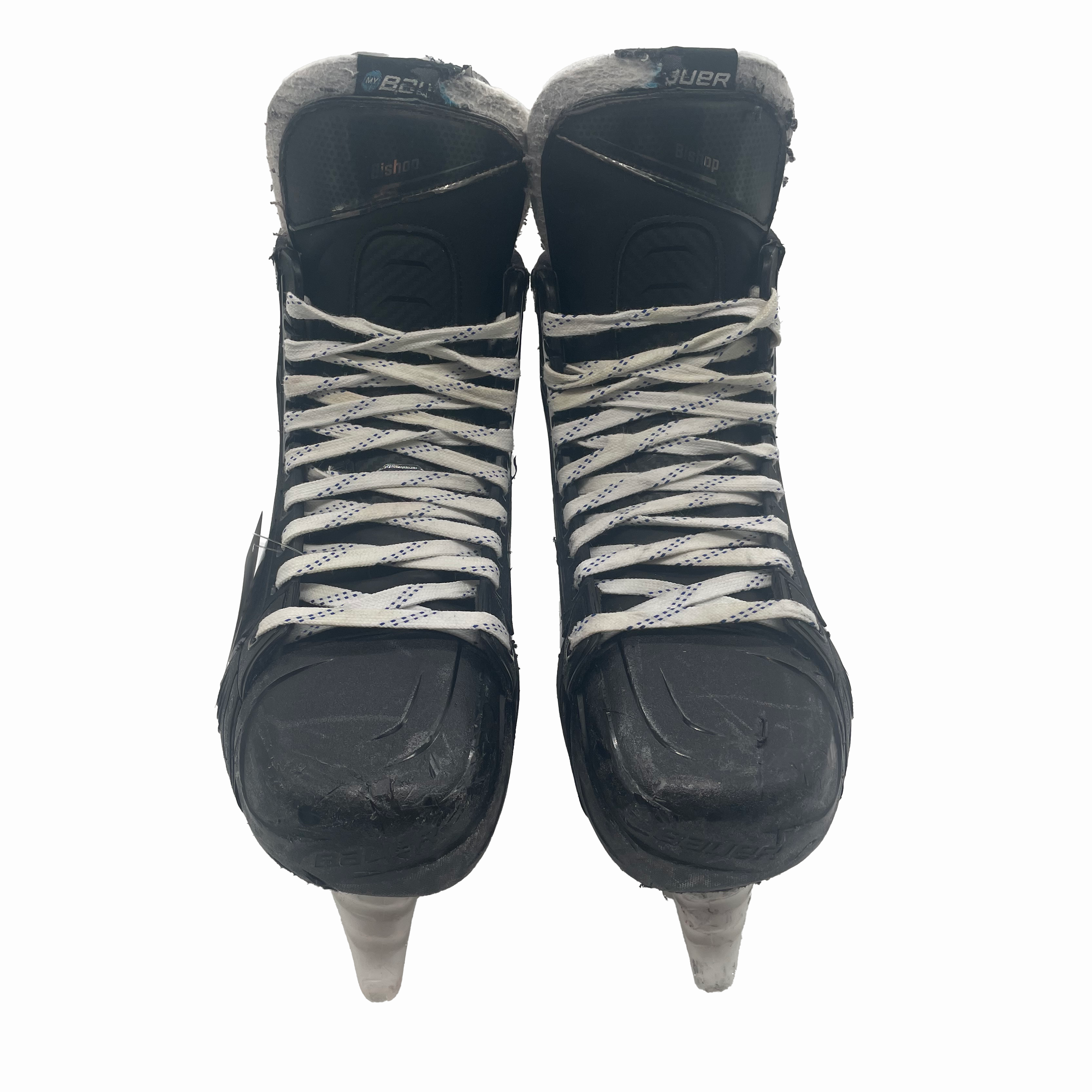 Bauer Vapor Hyperlite 2 – Patins de hockey Pro Stock d'occasion – Taille 9,5D (noir)